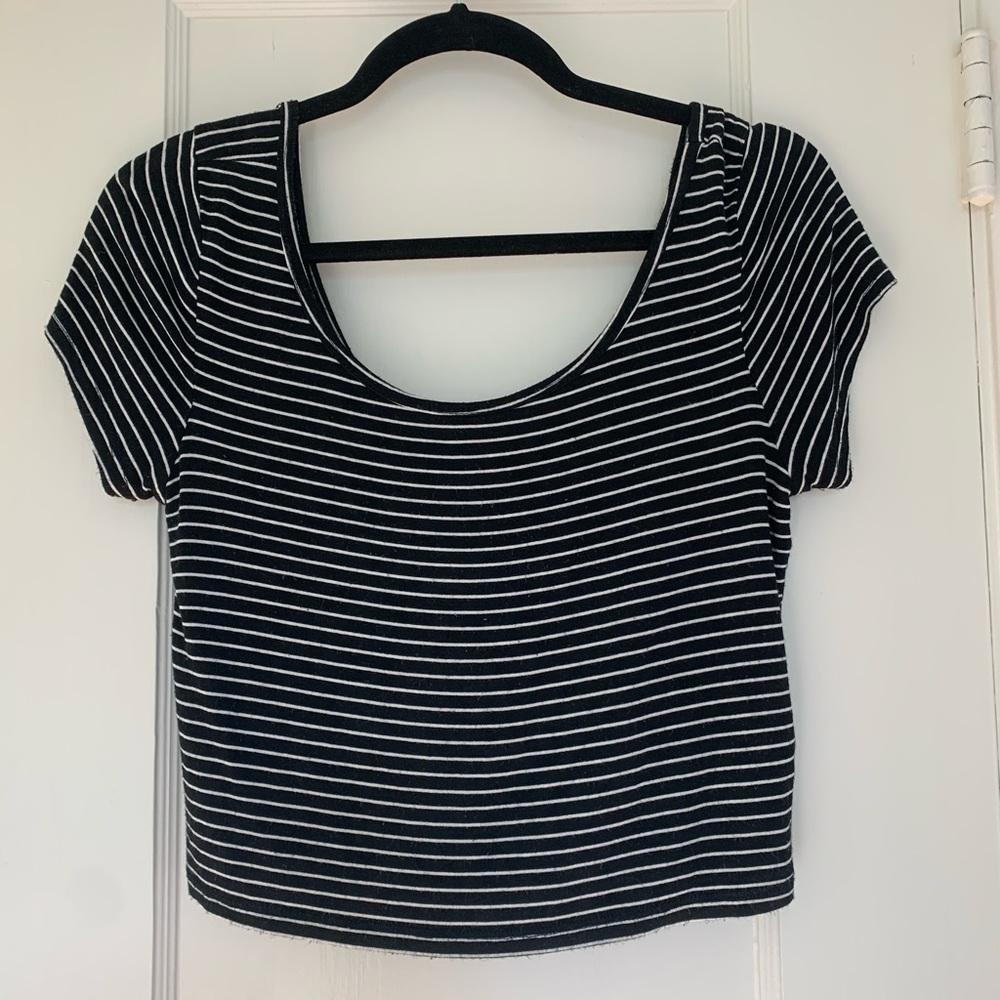 Free People Striped Tee